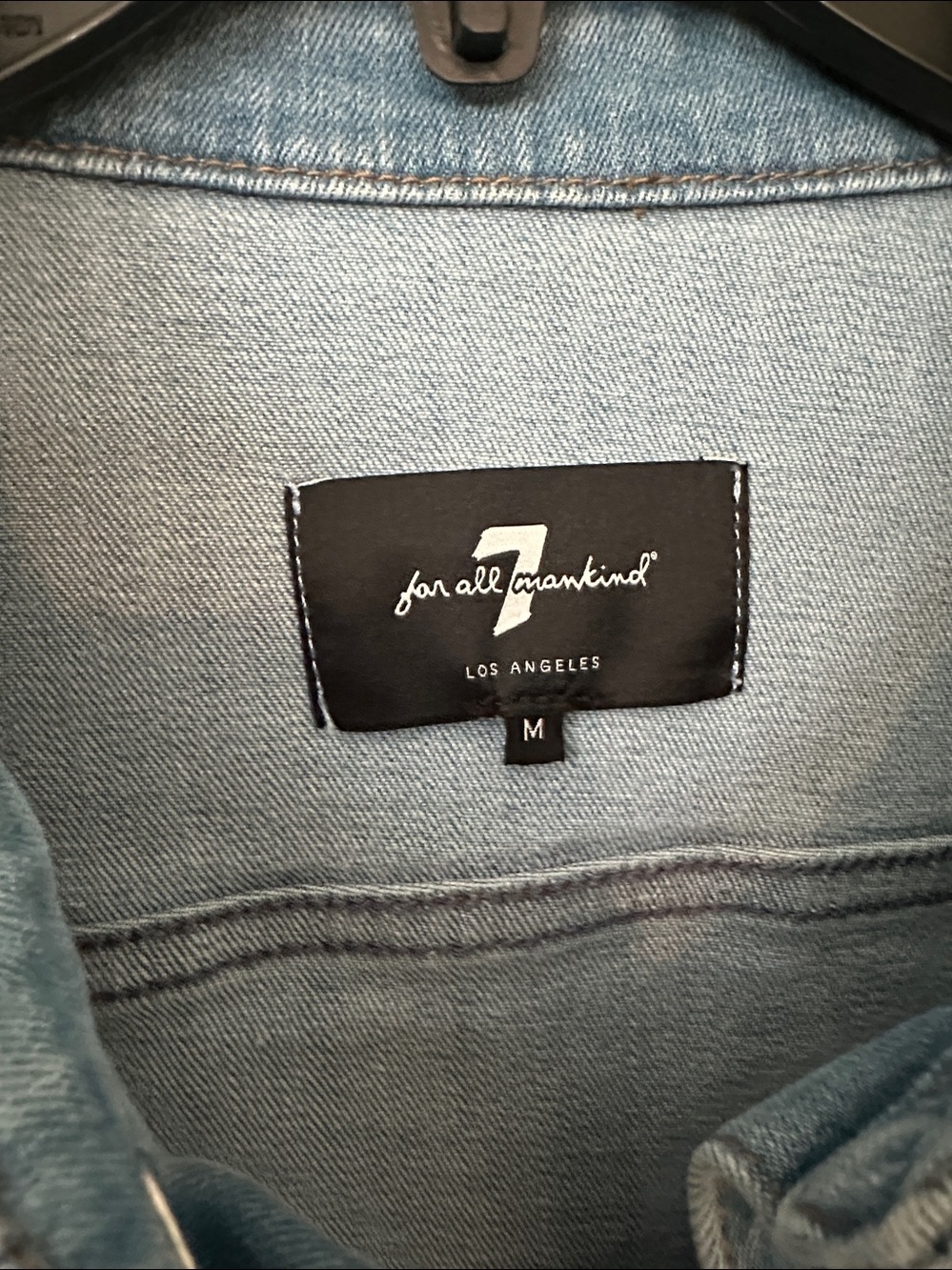 Denim button up dress from 7 For All Mankind - Picture 3 of 5